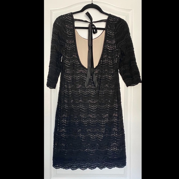 Denim & Supply Crochet dress with ribbon detail - Picture 3 of 4